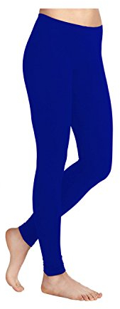 Missloved Plain Stretchy Viscose Lycra Leggings Sizes UK 8-26 * 30 Colours * Royal Blue