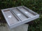 Geniales Deko-Tablett, 4er - Set, 3 + 1, Holz, Landhaus, 48 x 45 cm