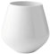 Royal Copenhagen - Vase - Weiss Gerippt - Porzellan - Höhe: 20,5 cm