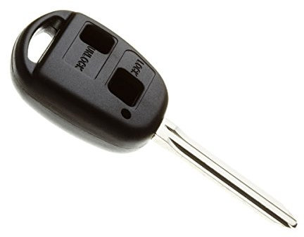 Funkschlüsselgehäuse für Toyota Land Cruiser, RAV4, Yaris und Avensis, mit Batterie Maxell CR1616