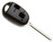 Funkschlüsselgehäuse für Toyota Land Cruiser, RAV4, Yaris und Avensis, mit Batterie Maxell CR1616