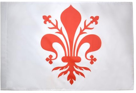 AZ FLAG Bandiera Firenze 90x60cm - Bandiera Firenze in Toscana 60 x 90 cm Foro per Asta