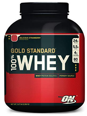 Optimum Nutrition 100% Whey Gold Standard, 2270 g (Strawberry)