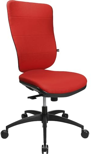 TOPSTAR Bürodrehstuhl | Mit Polsterrücken | Rot