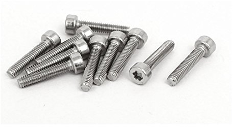 Aexit M2.5x12mm T8 Torx Drive 304 Edelstahl Torx-Zylinderschraube 10 Stück (471c311c6c6c932fb0e837c0690794ce)