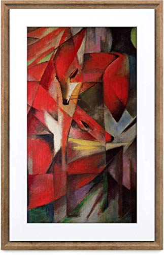 Netgear MEURAL Canvas II MC321HW Smart Art Digitale HD-Leinwand 41 x 61 cm (Dunkler Holzrahmen, 21.5 Zoll, Gemälde & Fotografien in naturgetreuen Details wiedergegeben, NFT Crypto Art, WLAN mit App)