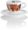 Mamis Caffè Mia - Kaffeetasse - Porzellantasse - Dickwandige Cappuccinotasse - Kaffeetasse im italienischen Stil - Handgefertigte Tasse - Ideal für heiße & kalte Getränke - 140 ml