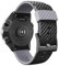 WIIKAI Armband Ersatzarmbänder kompatibel für suunto 7/9/9 baro/spartan sport/D5 Silikon Ersatz Uhrenarmbänder.(Schwarz + Grau)