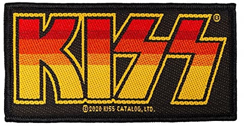 Kiss Logo Aufnäher Kiss Patch Gewebt & Lizenziert !!