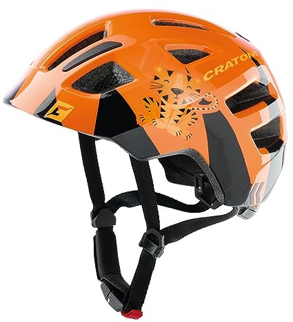 Cratoni Maxster Fahrradhelm Tiger/Orange Glänzend XS/S