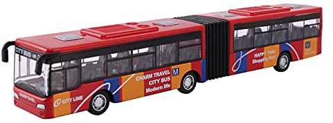 Ocnvlia Kinder Model Vehicle Bus Auto Spielzeug Kleines Baby ZurüCkziehen Spielzeug Rot