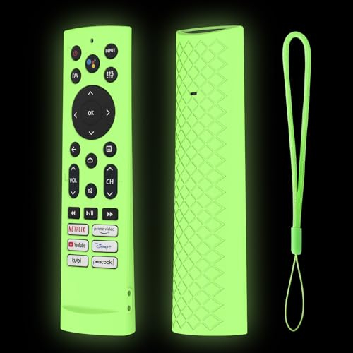 JCMOYUTY Silikon-Fernbedienung für Hise NSE U8 TV-Fernbedienung, ERF3A90, U7G U9G Serie 4K ULED Fernbedienung, Grün
