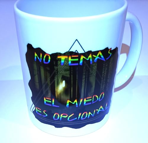 INXAIM TAZA DE MAXIMA CALIDAD AAA SUBLIMACION MUG. NO TEMASA,EL MIEDO ES OPCIONAL.