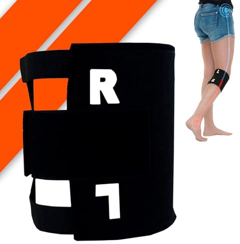 Bonplus BP | Rodillera Ciatica para Dolor de Espalda | Rodillera Compresión Antideslizante para Hombre y Mujer | Rodillera Terapéutica | Alivio Lumbar | Ajustable y Talla Única Ajustable | Salud