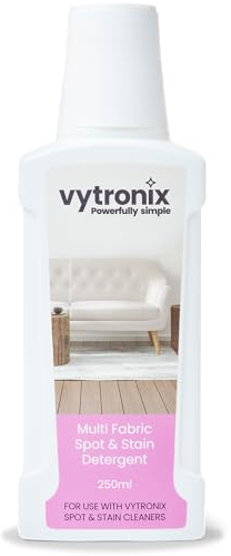 VYTRONIX Spot Washer 250ml Spot & Stain Remover Detergent | Remove Odours, Stains & Pet Messes from Carpets, Stairs, Upholstery & Car Seats | Carpet Shampoo Detergent