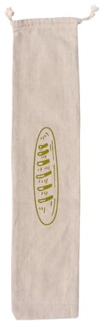 LIFKOME Organic Cotton Drawstring Bread Bag Reusable Linen Loaf Pouch for Homemade Bread Vegetables Snacks Eco-Friendly Food Storage