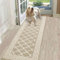 SHACOS Hallway Runner Rug 50 x 150 cm Non Slip Washable Hallway Hall Runners Narrow Rug Door Runner Carpet Runners for Kitchen Entryway, Beige