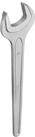 sourcing map Single Open Ended Spanner Wrench, 38mm, Thicken CR-V Steel Open End Wrench Tool for for Automotive Repair and Furniture Assembly, Grey