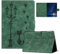 Rosbtib Funda para Samsung Galaxy Tab S5e 10.5 Pulgadas 2019 SM-T725/T720 Funda Protectora de Piel sintética con Soporte, Una Pareja de Gatos íntimos bajo una farola, para Galaxy Tab S5e, Verde