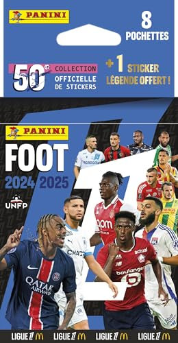 Panini Fußball 2024-2025 Liga 1 McDonald's 8 Hüllen + 1 Sticker Limited Edition 004842KBF8