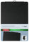 SIGEL KB100 Speisekarten-Klemmbrett A4, schwarz, mit Aufstellfunktion, stabiles Clipboard