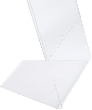 Exacompta - Réf. 813058D - 1 Porte-visuel incliné vertical A3 - Dimensions Prof 53 x larg 19 x H 0,3 cm - PMMA (acrylique) pour photos, publicités, menus restaurants, hôtels - Cristal