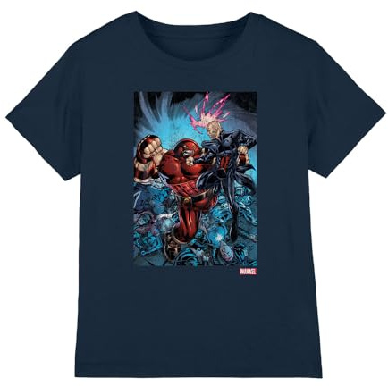 Marvel Boy's X-Men Juggernaught Destroy Unisex Kids T Shirt T-Shirt