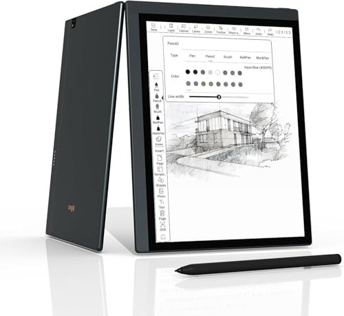 Bigme 10.3“ E-Ink Read-Write Tablet, ePaper Note Taking Tablet bei 5.5mm Dicke, 8GB RAM+256GB ROM Computer Tablets Touchscreen Display mit 5MP Kamera und Digital Stylus