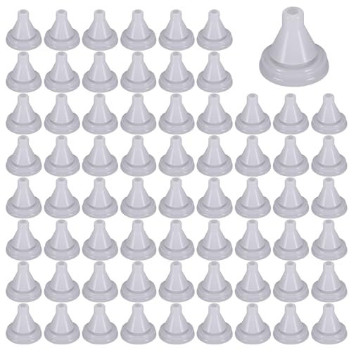 100 ugelli in gomma per soffione doccia, ugelli di ricambio per soffione doccia, con foro in gomma, ugello universale in silicone per diametro foro 0,4 cm