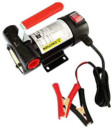 Pompe à Extracteur de Transfert de Carburant électrique Puissant 24 V, Huile 45L / Min avec Moteur en Laiton, Machine en Fonte pour une Utilisation à Long Terme
