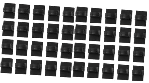 DIYEAH 2sets Adhesive Cable Clips Strong Wire Holders Industrial Strength Cord Organizer for Home Office Tv USB Power Cables Management 100pcs*2