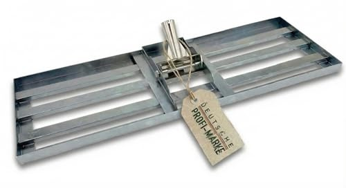 GROWtect Rasenrakel 76x25cm ohne Stiel – Levelawn zum Sanden von Rasenflächen & Ebnen von Rasentragschichten | mit konischer Stielaufnahme