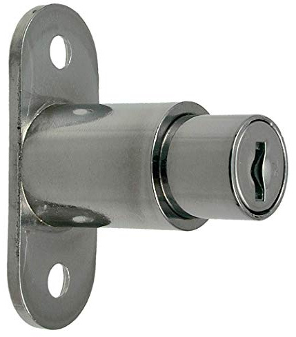 L&F 5862 Sliding Door Lock - Plunger Type