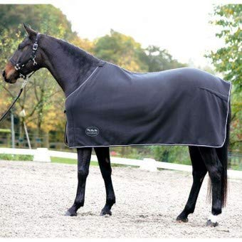 KAVALKADE Fleecedecke Ecoline, schwarz, 145