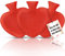 Medipaq® 3X Pack Heart Shaped Hot Water Bottles - Amazing Value