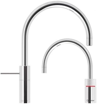 Quooker COMBI+ 2.2 E Nordic Round TwinTaps CHR (verchromt glänzend)