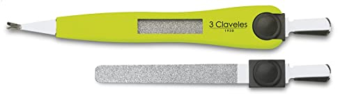 CORTACUTICULAS CON LIMA INOX 12.5 cm. D 3C