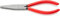 Knipex Pince à becs longs noire atramentisée, gainées en plastique 190 mm 30 11 190