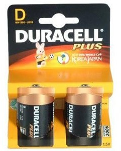 D (LR20) Duracell Batterien