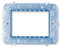 Supporto universale con viti 4 moduli AVE 44A04
