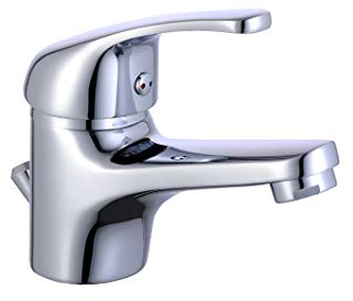 Eisl Waschtischarmatur Dolce Vita, Einhebelmischer mit Exzentergarnitur, Chrom, NI075CR