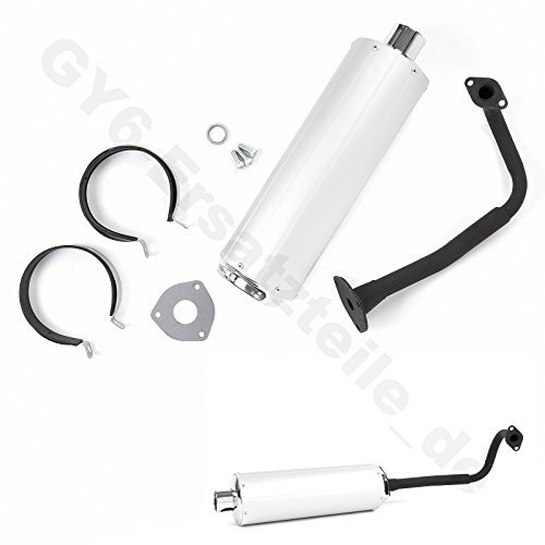 50-90cc AUSPUFF ANLAGE mehrteilig / SET > Krümmer ohne Anschluss AGR für SARO SPORT AGM BENZHOU YIYING YY50QT FLEX TECH HUATIAN HYOSUNG BUFFALO WIND 50 MOTINO BENERO EPPELLA GMX 50 JINLUN JMSTAR YIBEN ZNEN KARCHER KYMCO MOTORROW THURBO PEUGEOT JINAN QINGQI REX RS SACHS SUKIDA FOSTI XINLING XINTIAN KINROAD XT50QT ZHONGSHEN ZHONGYU CHINA ROLLER GY6