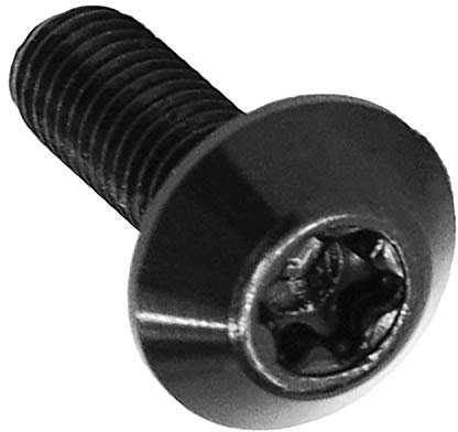 Fantic26 1 x Alu Torx T25 M5x15 Special Linsenkopfschraube 7075 (schwarz)