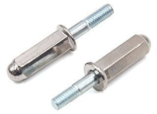 sourcing map 2stk. 6mm Gewindedurchm Motorrad Auspuff Rohr Schalldämpfer Schraube Mutter für GY6-125 de