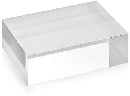 Acrylblock 60x45x20mm transparent, rundum glänzend polierte Seitenkanten/Acryl/Acrylglas - Zeigis®