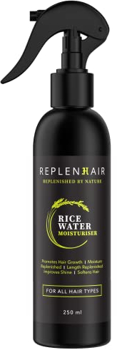 Rice Water 250ML - FOR HAIR GROWTH - WORKS FOR ALL HAIR TYPES. 100% Natural ingredients & Handmade for Hair Growth, Hair Conditioning and Hair Repair. For Damaged, Dry, Curly or Frizzy Hair, Vegan