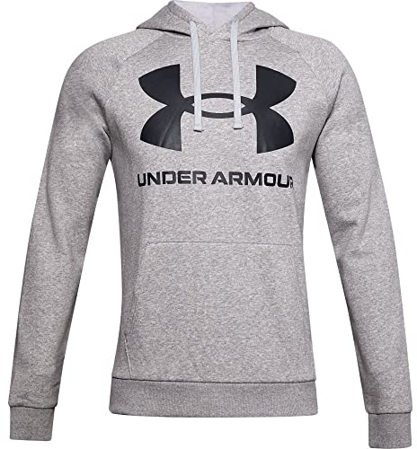 Under Armour Herren Rival Fleece Big Logo HD, sportlicher Kapuzenpullover mit loser Passform, bequemes und warmes Sweatshirt für Männer