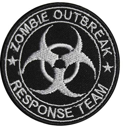 Zombie Outbreak Iron On Patch Sew On Patch Embroidered Patch/Badge for Clothes Shirts Jeans etc