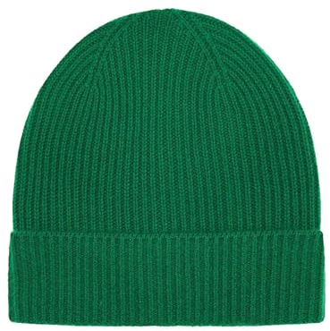 Zwillingsherz Grobstrick Mütze aus 100% Kaschmir - Hochwertige Unisex Strickmütze Uni Wintermütze schlicht für Damen Jungen Mädchen – Hat - One Size – Cashmere warm & weich -Frühjahr Herbst & Winter