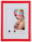 Art Line Kunststoff Bilderrahmen DIN A4 bis 50x70 cm Urkunde Foto Rahmen: Farbe: Rot | Format: 50x70